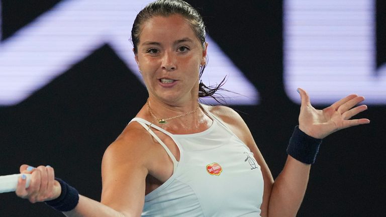 Jodie Burrage, tennis (Associated Press)