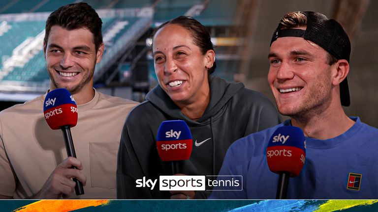 Taylor Fritz, Madison Keys et Jack Draper avant l'Open de Miami