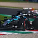 MONZA, ITALY - SEPTEMBER 06: George Russell of Great Britain driving the (63) Mercedes AMG Petronas F1 Team W16 on track during final practice ahead of the F1 Grand Prix of Italy at Autodromo Nazionale Monza on September 06, 2025 in Monza, Italy. (Photo by Bryn Lennon - Formula 1/Formula 1 via Getty Images)