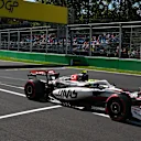 MONZA, ITALY - SEPTEMBER 06: Oliver Bearman of Great Britain driving the (87) Haas F1 VF-25 Ferrari on track during final practice ahead of the F1 Grand Prix of Italy at Autodromo Nazionale Monza on September 06, 2025 in Monza, Italy. (Photo by Mark Sutton - Formula 1/Formula 1 via Getty Images)