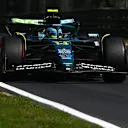 MONZA, ITALY - SEPTEMBER 06: Fernando Alonso of Spain driving the (14) Aston Martin F1 Team AMR25 Mercedes on track during final practice ahead of the F1 Grand Prix of Italy at Autodromo Nazionale Monza on September 06, 2025 in Monza, Italy. (Photo by Rudy Carezzevoli/Getty Images)
