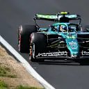 MONZA, ITALY - SEPTEMBER 07: Fernando Alonso of Spain driving the (14) Aston Martin F1 Team AMR25 Mercedes heads to the grid prior to the F1 Grand Prix of Italy at Autodromo Nazionale Monza on September 07, 2025 in Monza, Italy. (Photo by James Sutton - Formula 1/Formula 1 via Getty Images)