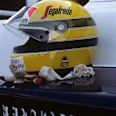 Casque d'Ayrton Senna pour l'équipe Toleman