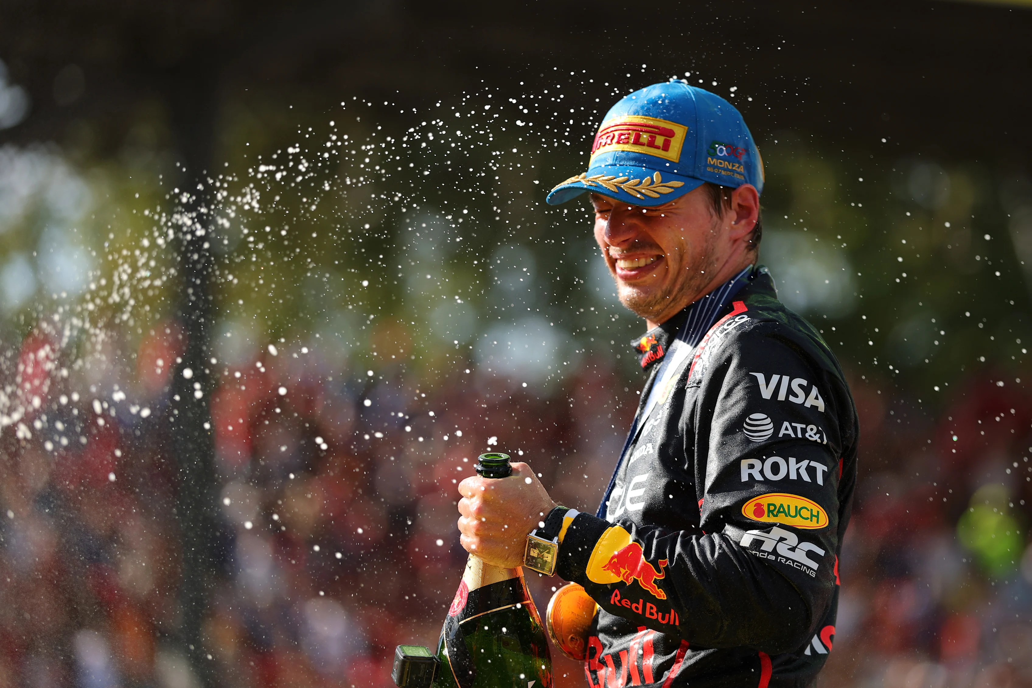 Monza, Italie - 07 septembre: vainqueur de la course Max Verstappen des Pays-Bas et Oracle Red Bull