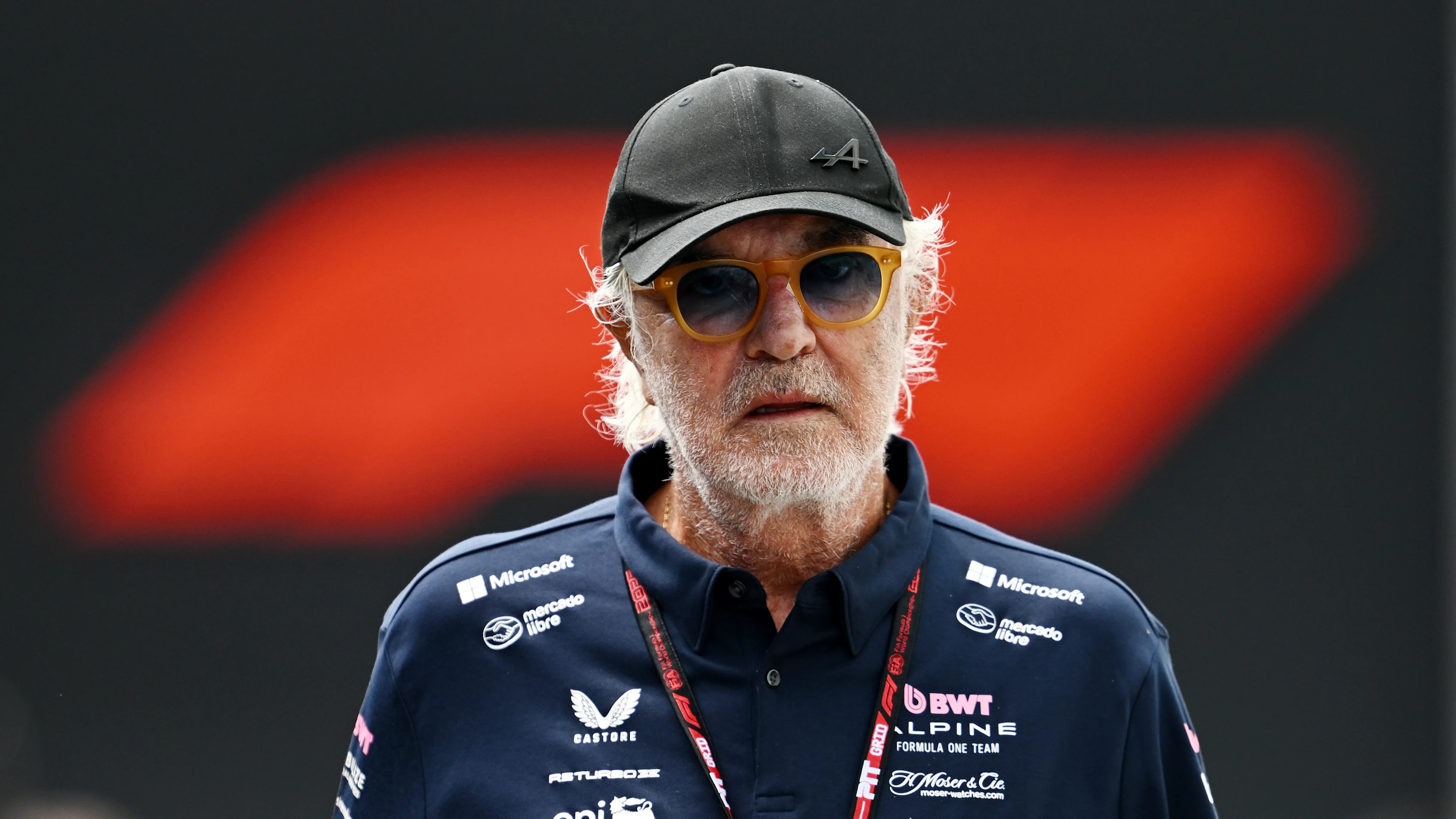 Montréal, Québec - 13 juin: Flavio Briatore, conseiller exécutif d'Alpine F1 arrive dans le paddock