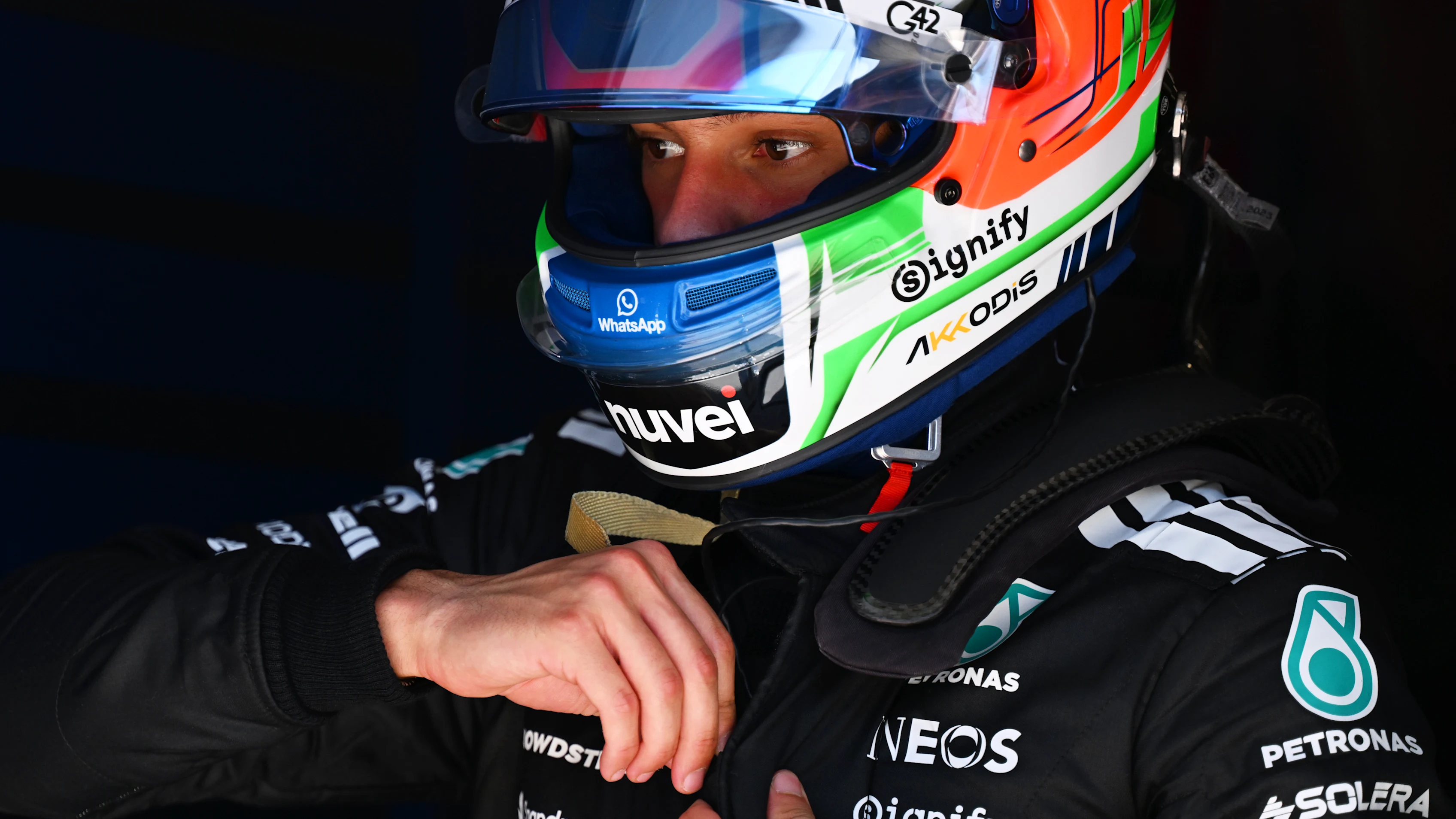 Zandvoort, Pays-Bas - 30 août: le long qualificatif placé Andrea Kimi Antonelli d'Italie et