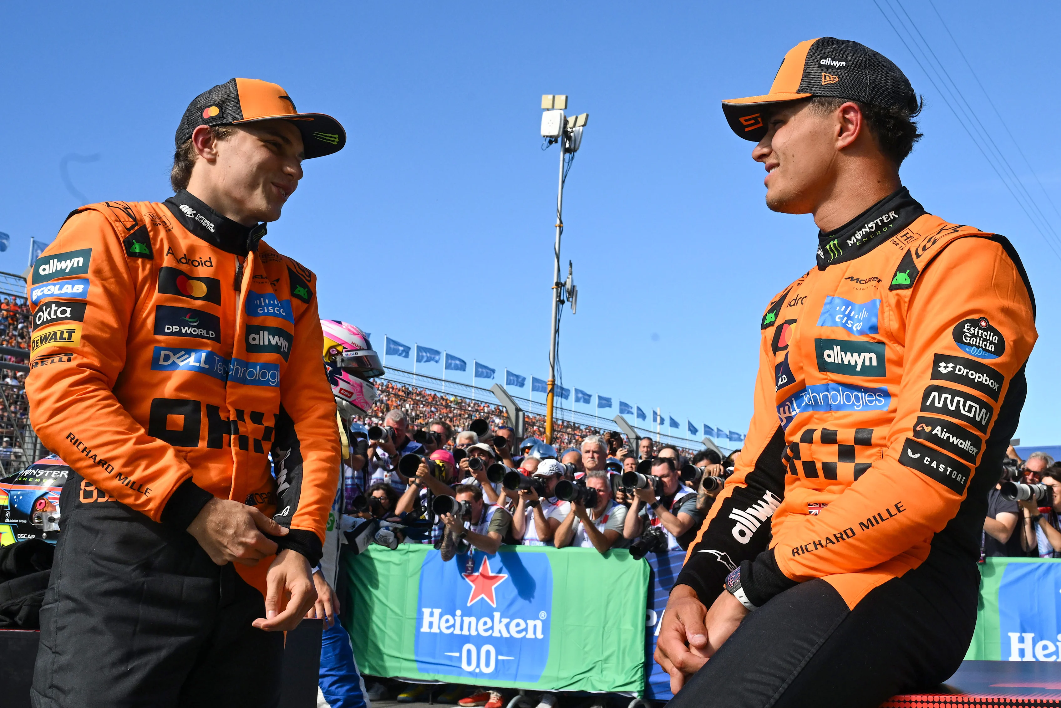 Zandvoort, Pays-Bas - 30 août: qualificatif pole position Oscar Piastri d'Australie et McLaren