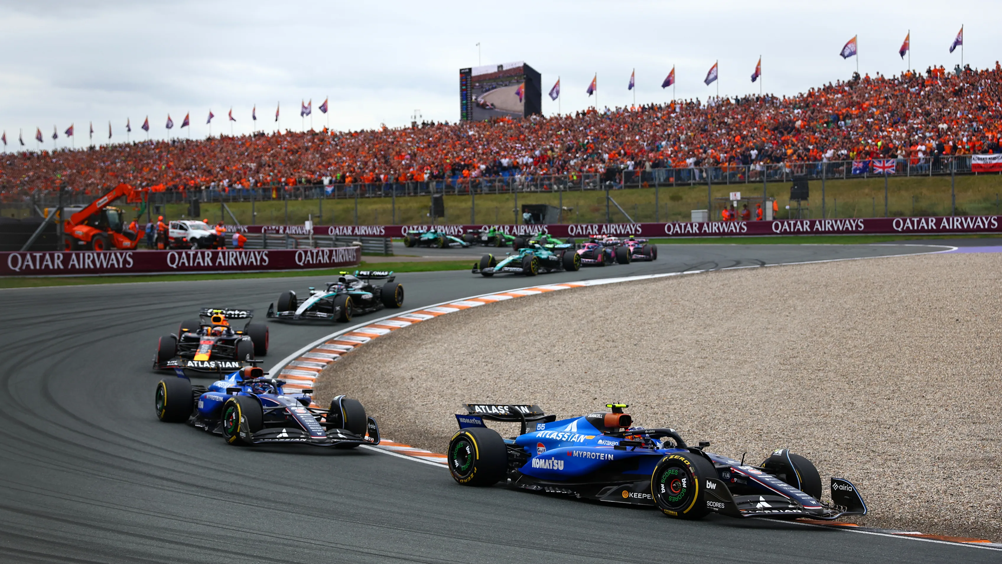 Zandvoort, Pays-Bas - 31 août: Carlos Sainz d'Espagne conduisant le (55) Williams FW47 Mercedes