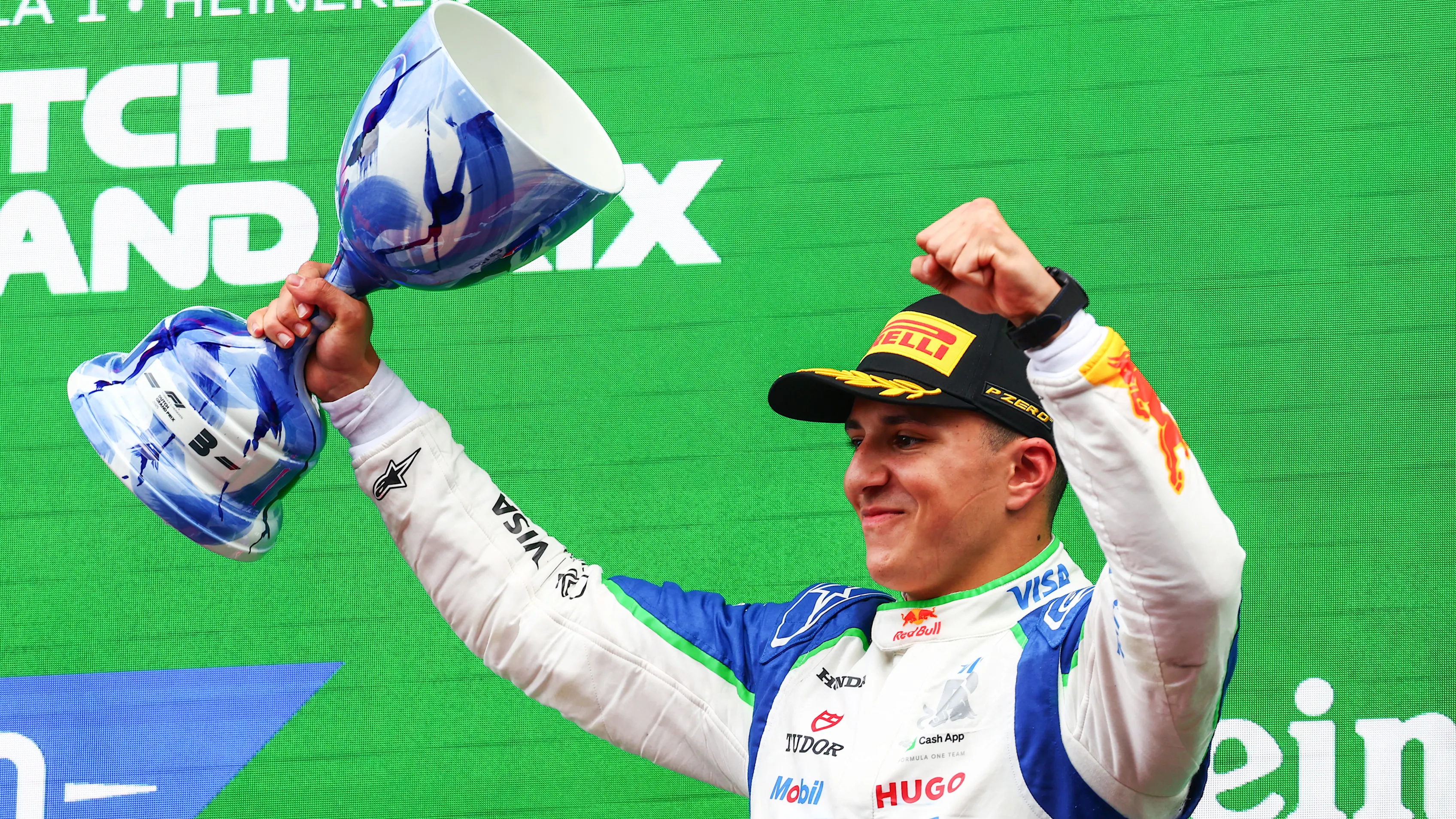 Zandvoort, Pays-Bas - 31 août: troisième Isack Hadjar de France et Visa Cash App Racing