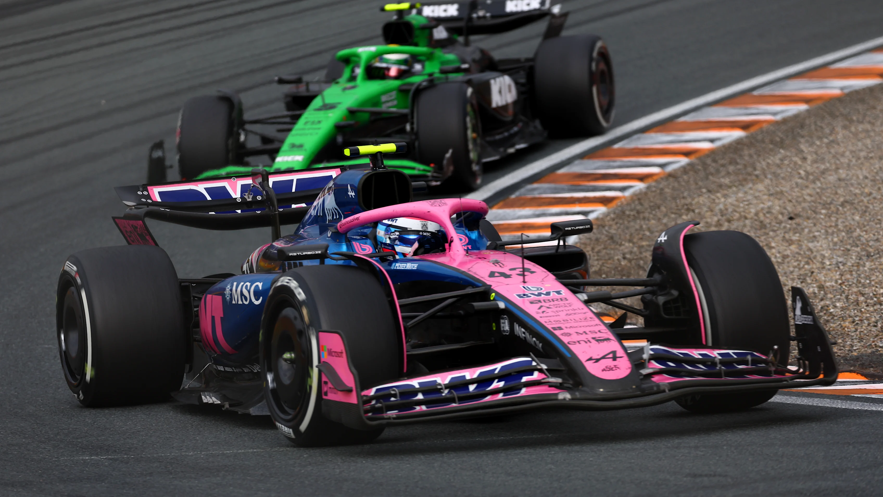 Zandvoort, Pays-Bas - 31 août: Franco Colapinto d'Argentine conduisant le (43) Alpine F1 A525