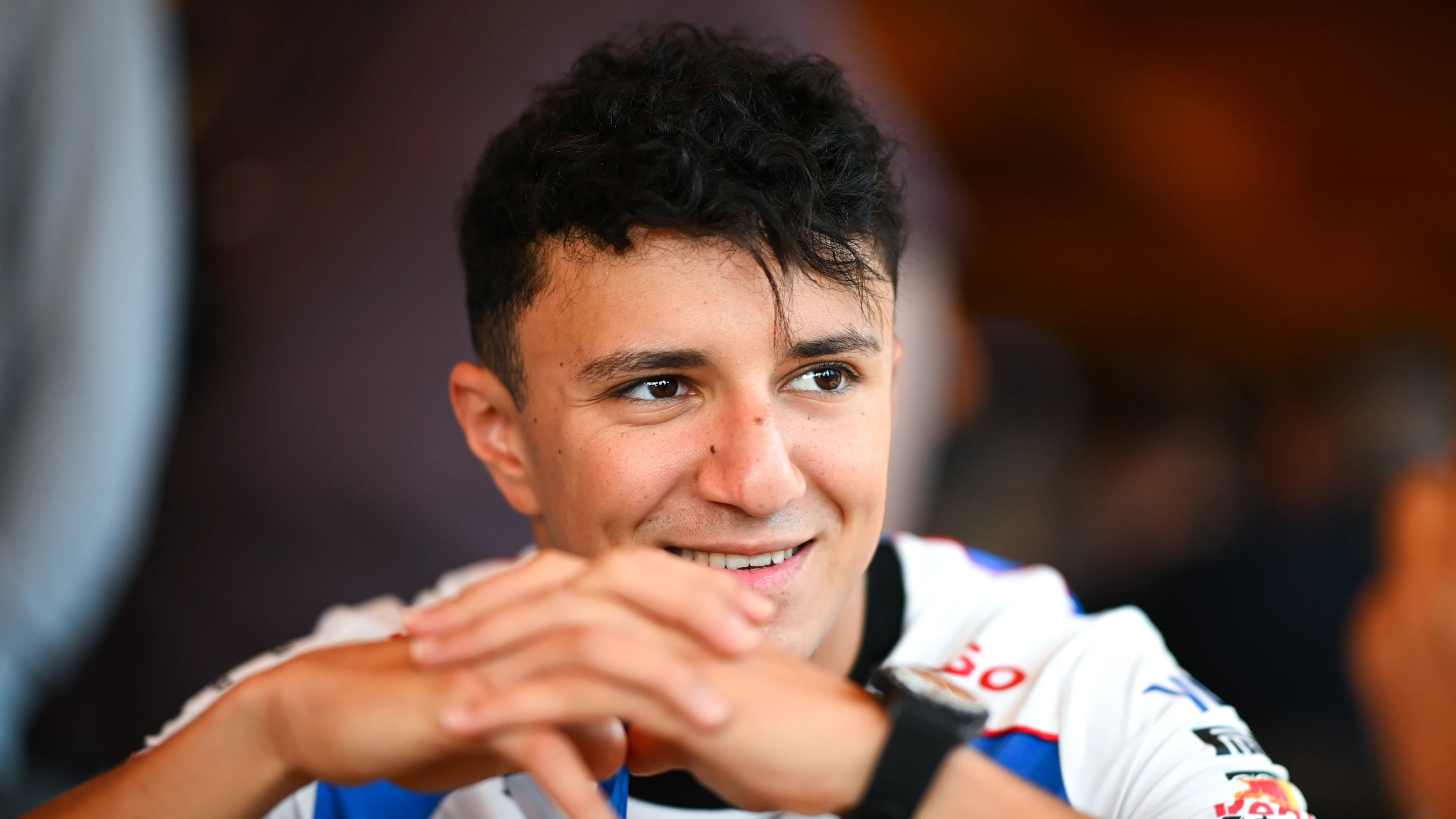 Monza, Italie - 04 septembre: Isack Hadjar of France et Visa Cash App Racing Bulls regarde pendant