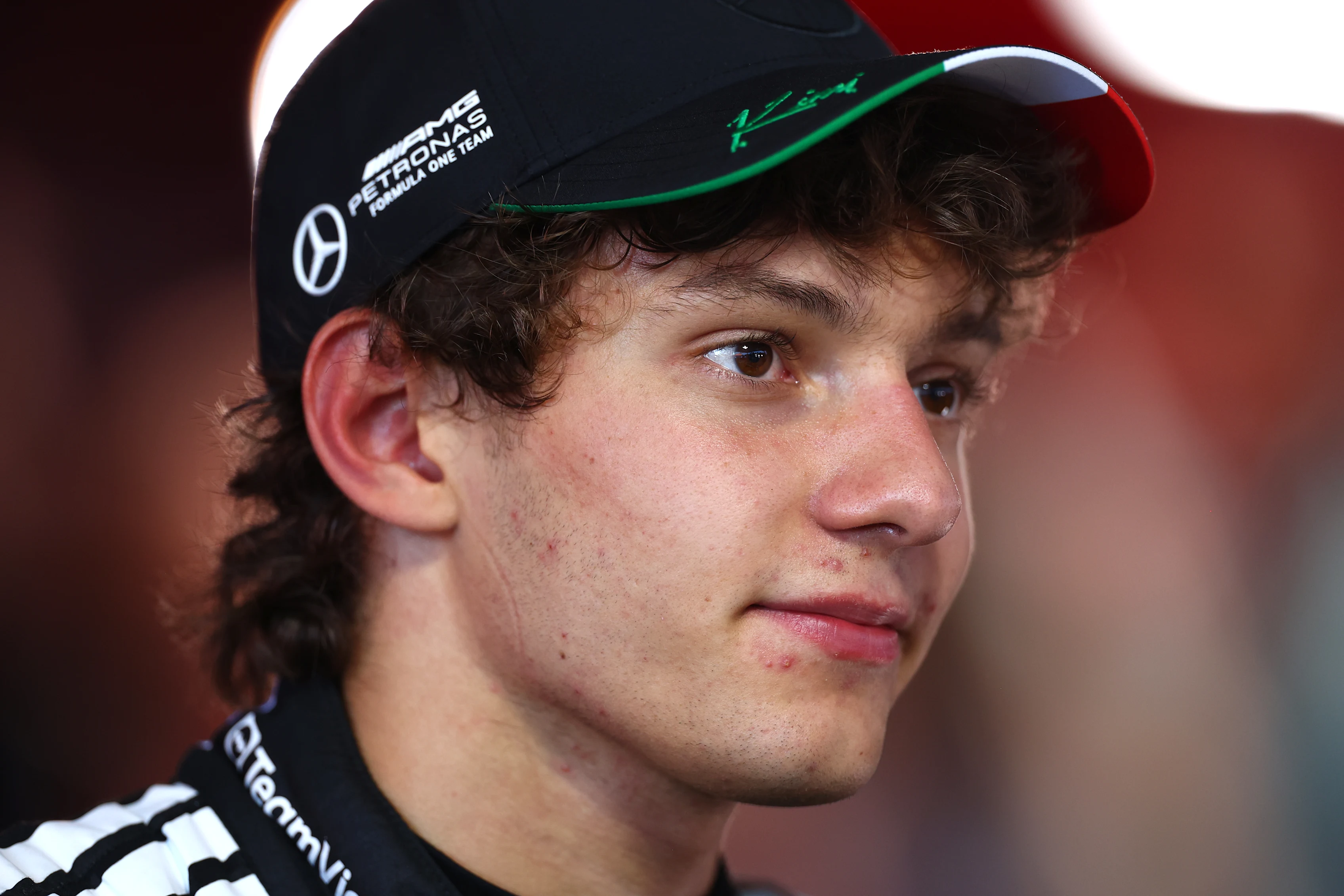 Monza, Italie - 06 septembre: Septième qualification placée Andrea Kimi Antonelli d'Italie et Mercedes