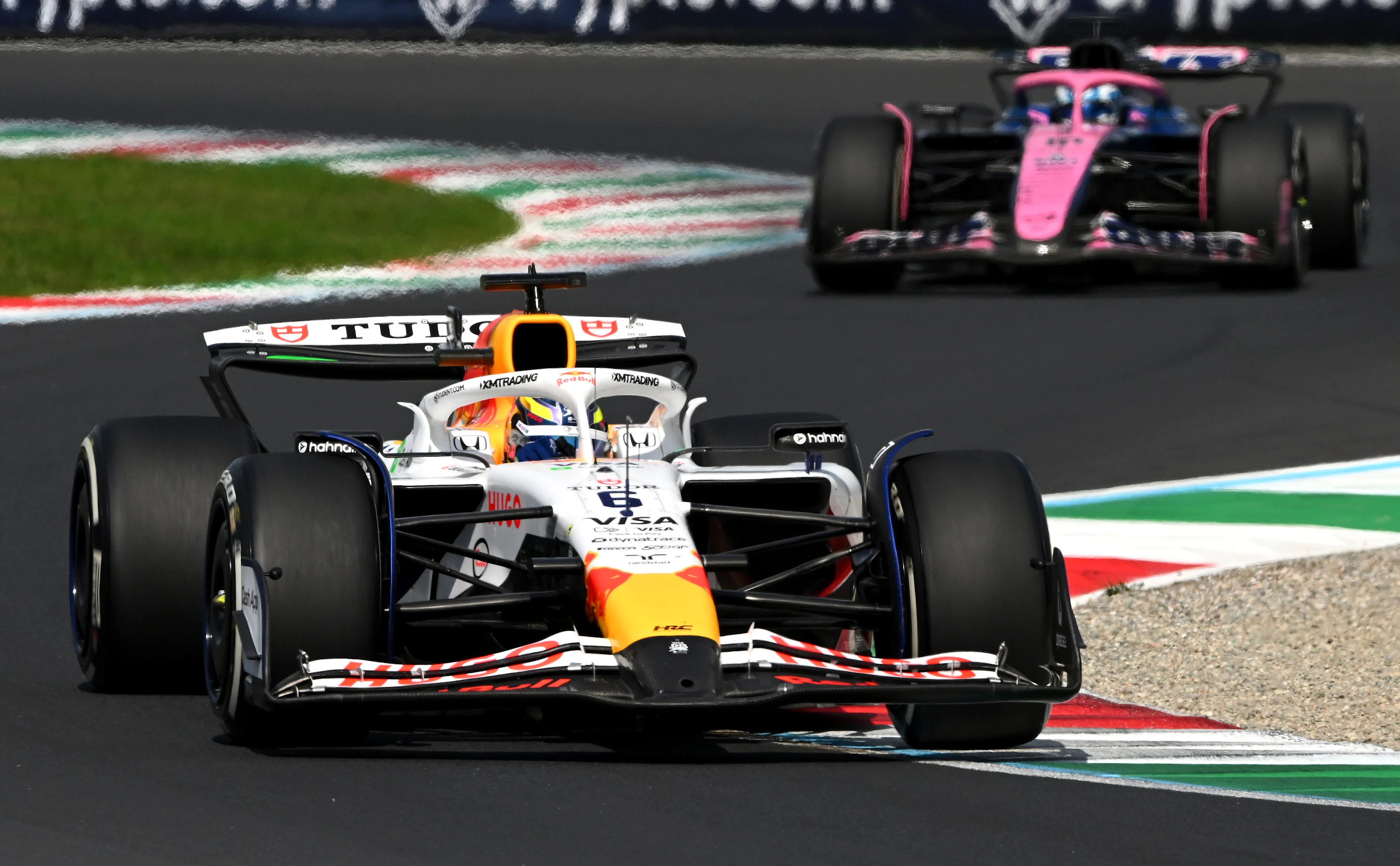 Monza, Italie - 07 septembre: Isack Hadjar de France conduisant le (6) Visa Cash App Racing Bulls