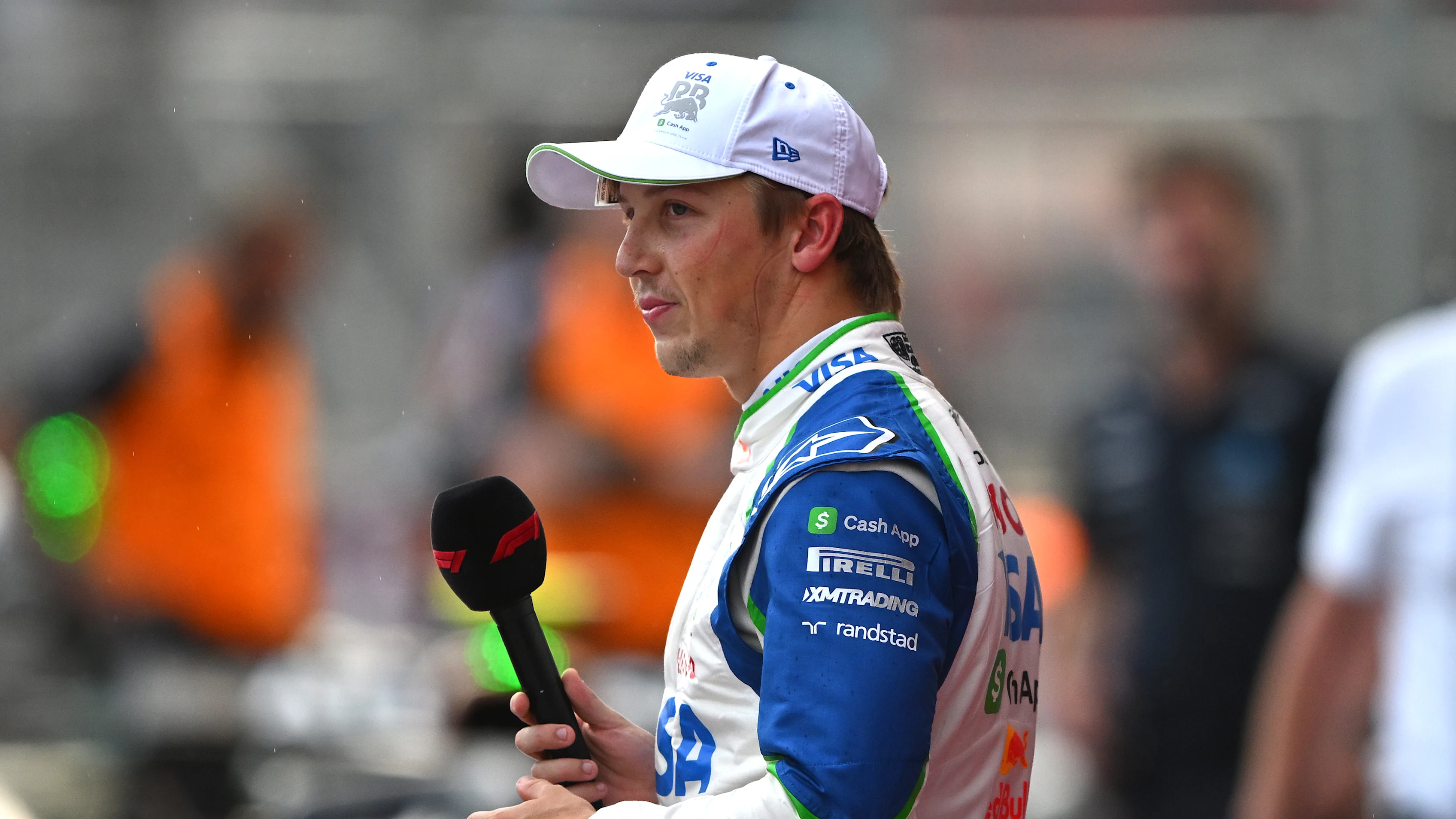 Bakou, Azerbaïdjan - 20 septembre: le qualificatif troisième liam Lawson de Nouvelle-Zélande et Visa Cash