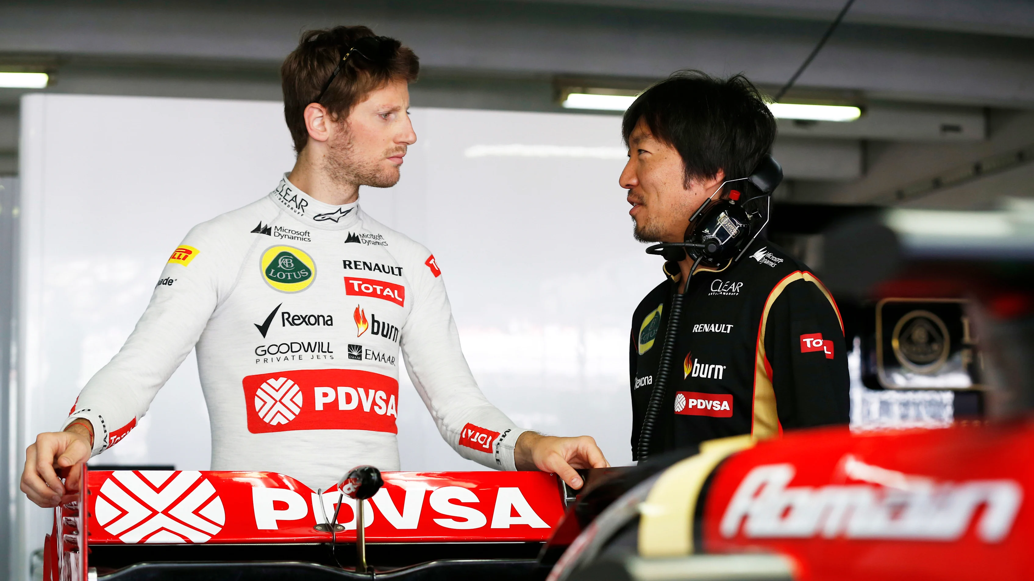Hockenheimring, Hockenheim, Allemagne. Samedi 19 juillet 2014. Romain Grosjean, Lotus F1, avec Ayao