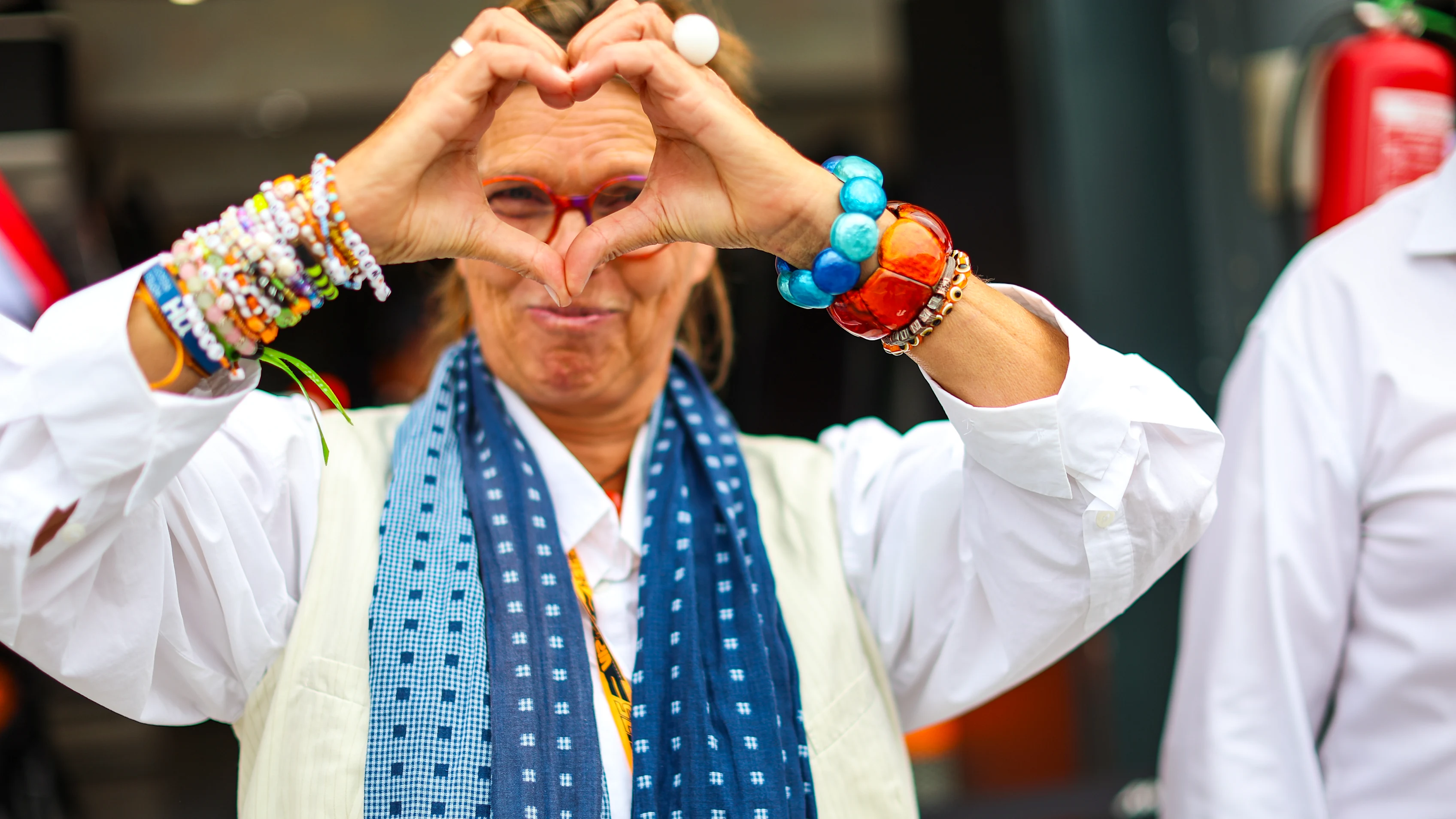 Zandvoort, Pays-Bas - 31 août: Cisca Norris, mère de Lando Norris de Grande-Bretagne et