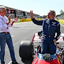 Il y a également eu un moment spécial pour l'ancien pilote de Ferrari Jacky Ickx