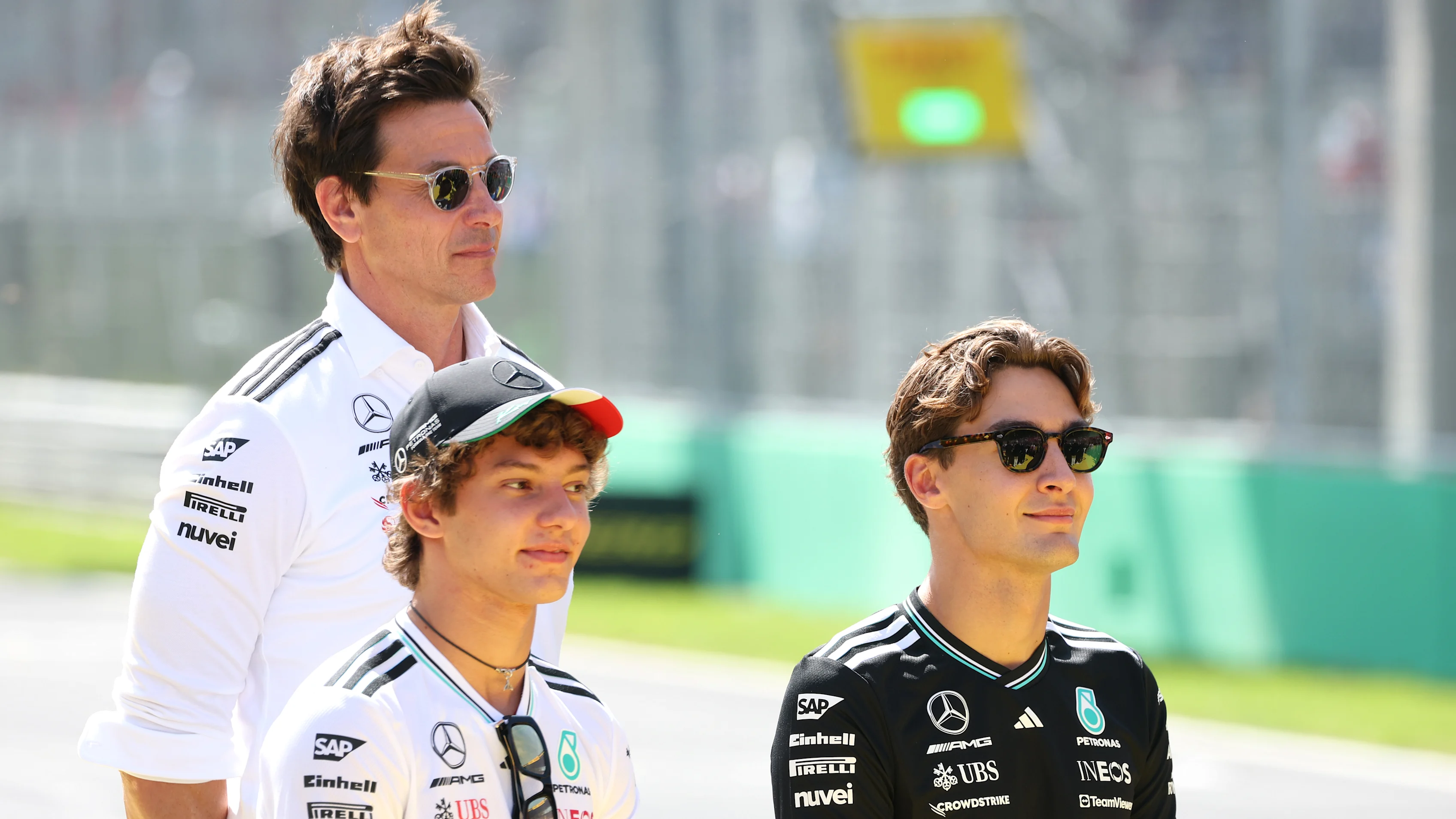 Monza, Italie - 07 septembre: Andrea Kimi Antonelli d'Italie et Mercedes Amg Petronas F1 Team Toto