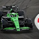 SINGAPORE, SINGAPORE - OCTOBER 03: Nico Hulkenberg of Germany driving the (27) Kick Sauber C45 Ferrari on track during practice ahead of the F1 Grand Prix of Singapore at Marina Bay Street Circuit on October 03, 2025 in Singapore, Singapore. (Photo by Clive Mason/Getty Images)