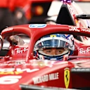 SINGAPORE, SINGAPORE - OCTOBER 04: Charles Leclerc of Monaco and Scuderia Ferrari prepares to drive during qualifying ahead of the F1 Grand Prix of Singapore at Marina Bay Street Circuit on October 04, 2025 in Singapore, Singapore. (Photo by Mark Sutton - Formula 1/Formula 1 via Getty Images)