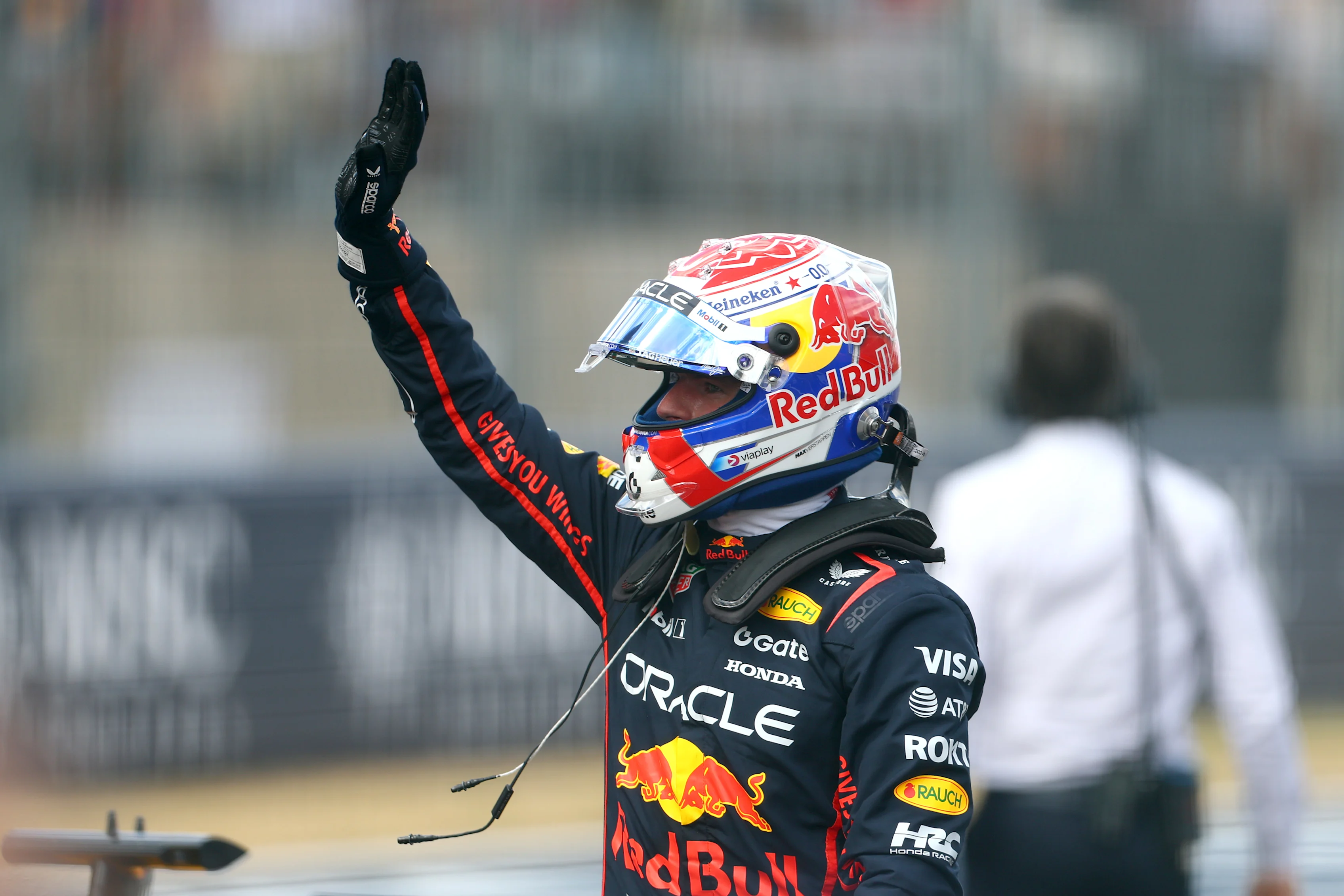 AUSTIN, TEXAS - 18 OCTOBRE : vainqueur du sprint Max Verstappen des Pays-Bas et Oracle Red Bull