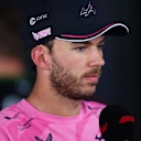 MEXICO CITY, MEXICO - OCTOBER 26: Fifteenth placed Pierre Gasly of France and Alpine F1 is interviewed during the F1 Grand Prix of Mexico at Autodromo Hermanos Rodriguez on October 26, 2025 in Mexico City, Mexico. (Photo by Peter Fox/Getty Images)