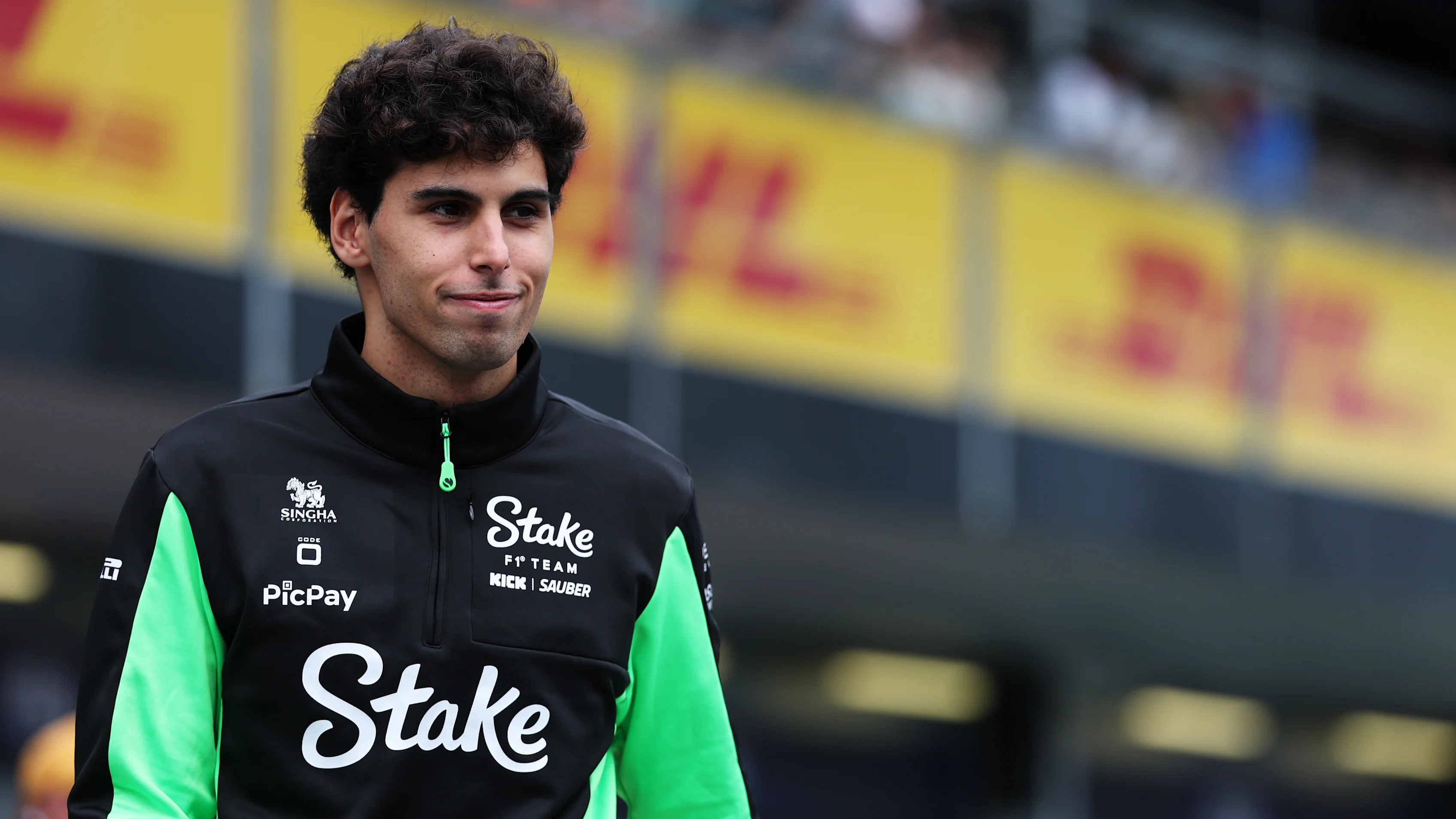 Bakou, Azerbaïdjan - 21 septembre: Gabriel Bortoleto du Brésil et de l'équipe F1 enjils