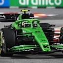 SINGAPORE, SINGAPORE - OCTOBER 03: Gabriel Bortoleto of Brazil driving the (5) Kick Sauber C45 Ferrari on track during practice ahead of the F1 Grand Prix of Singapore at Marina Bay Street Circuit on October 03, 2025 in Singapore, Singapore. (Photo by Mark Sutton - Formula 1/Formula 1 via Getty Images)