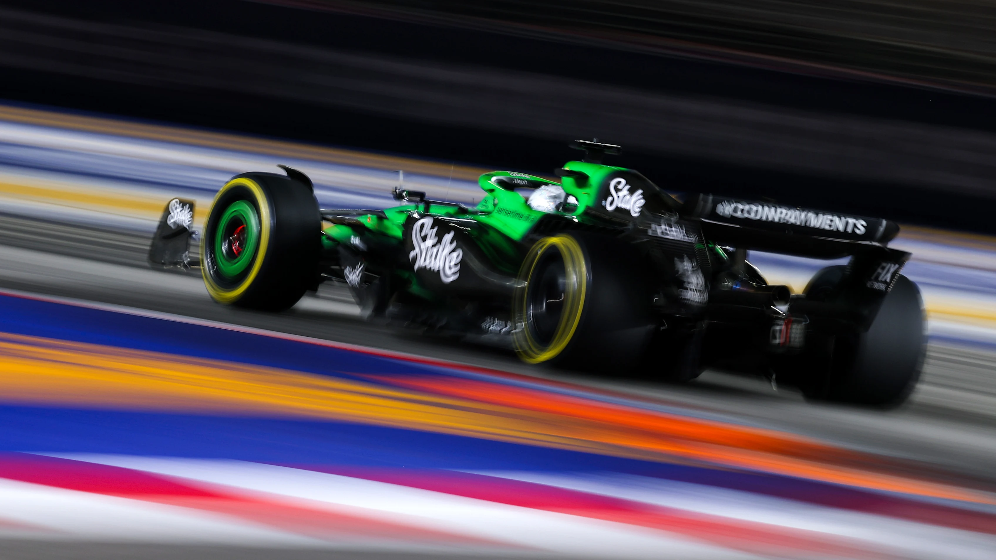 SINGAPORE, SINGAPORE - OCTOBER 05: Nico Hulkenberg of Germany driving the (27) Kick Sauber C45 Ferrari on track during to the F1 Grand Prix of Singapore at Marina Bay Street Circuit on October 05, 2025 in Singapore, Singapore. (Photo by Clive Rose - Formula 1/Formula 1 via Getty Images)