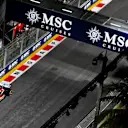 SINGAPORE, SINGAPORE - OCTOBER 05: Lewis Hamilton of Great Britain driving the (44) Scuderia Ferrari SF-25 on track during the F1 Grand Prix of Singapore at Marina Bay Street Circuit on October 05, 2025 in Singapore, Singapore. (Photo by Rudy Carezzevoli/Getty Images)