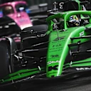 SINGAPORE, SINGAPORE - OCTOBER 05: Gabriel Bortoleto of Brazil driving the (5) Kick Sauber C45 Ferrari on track during the F1 Grand Prix of Singapore at Marina Bay Street Circuit on October 05, 2025 in Singapore, Singapore. (Photo by Rudy Carezzevoli/Getty Images)