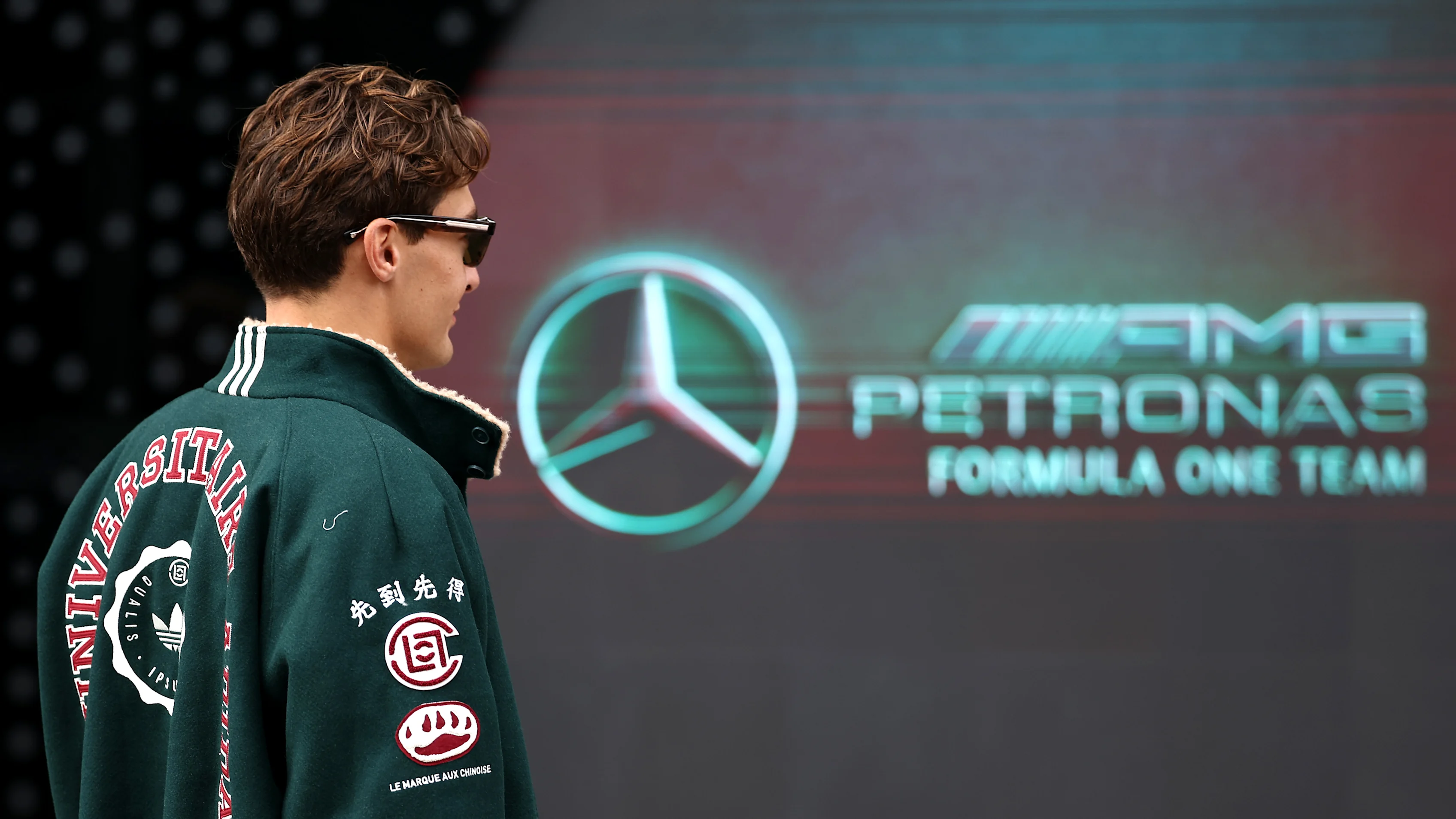 AUSTIN, TEXAS - 16 OCTOBRE : George Russell de Grande-Bretagne et Mercedes AMG Petronas F1 Team