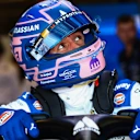 AUSTIN, TEXAS - OCTOBER 17: Alexander Albon of Thailand and Williams prepares to drive during practice ahead of the F1 Grand Prix of United States at Circuit of The Americas on October 17, 2025 in Austin, Texas. (Photo by Peter Fox/Getty Images)
