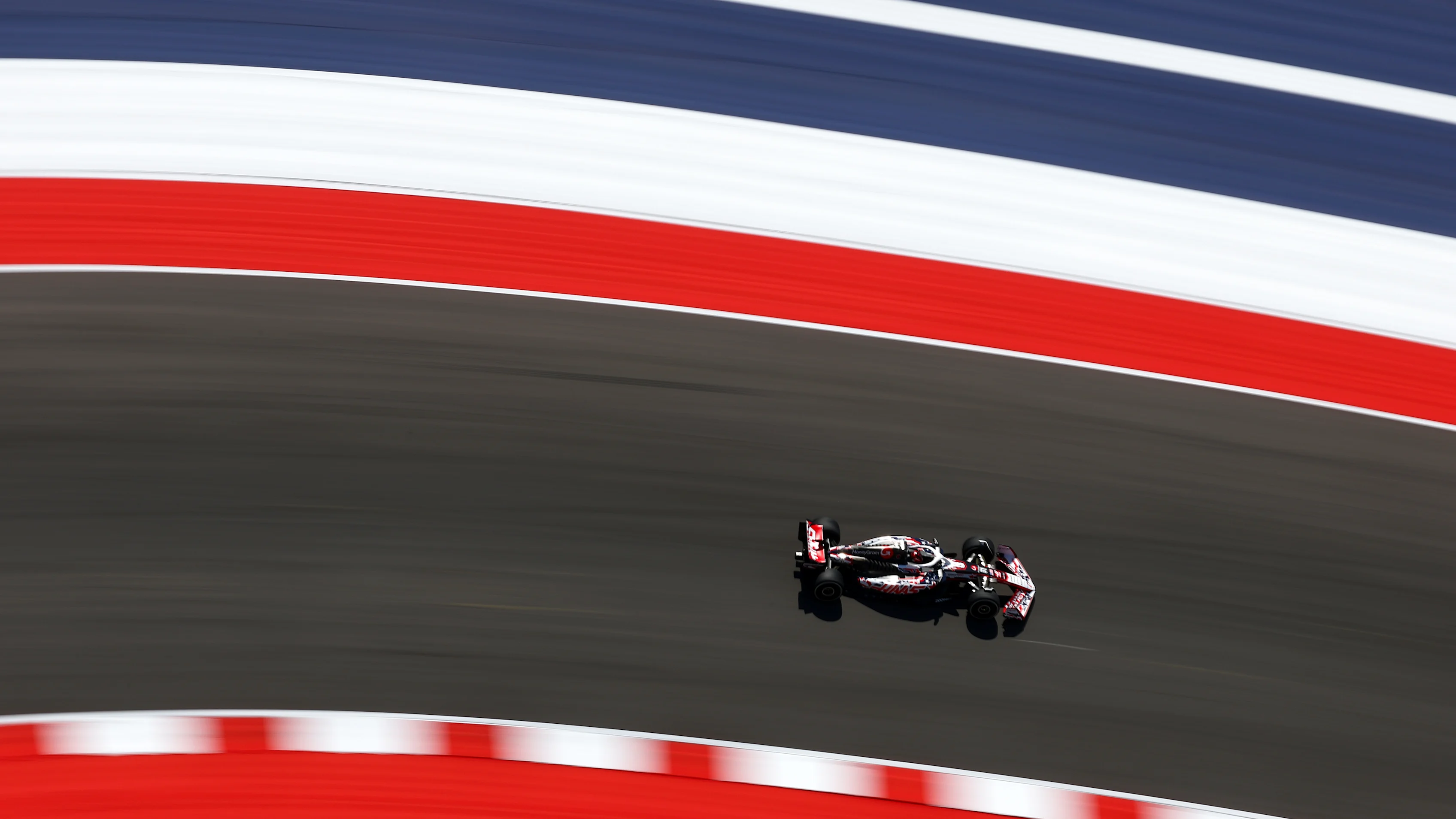 AUSTIN, TEXAS - OCTOBER 17: Esteban Ocon of France driving the (31) Haas F1 VF-25 Ferrari on track during practice ahead of the F1 Grand Prix of United States at Circuit of The Americas on October 17, 2025 in Austin, Texas. (Photo by Bryn Lennon - Formula 1/Formula 1 via Getty Images)
