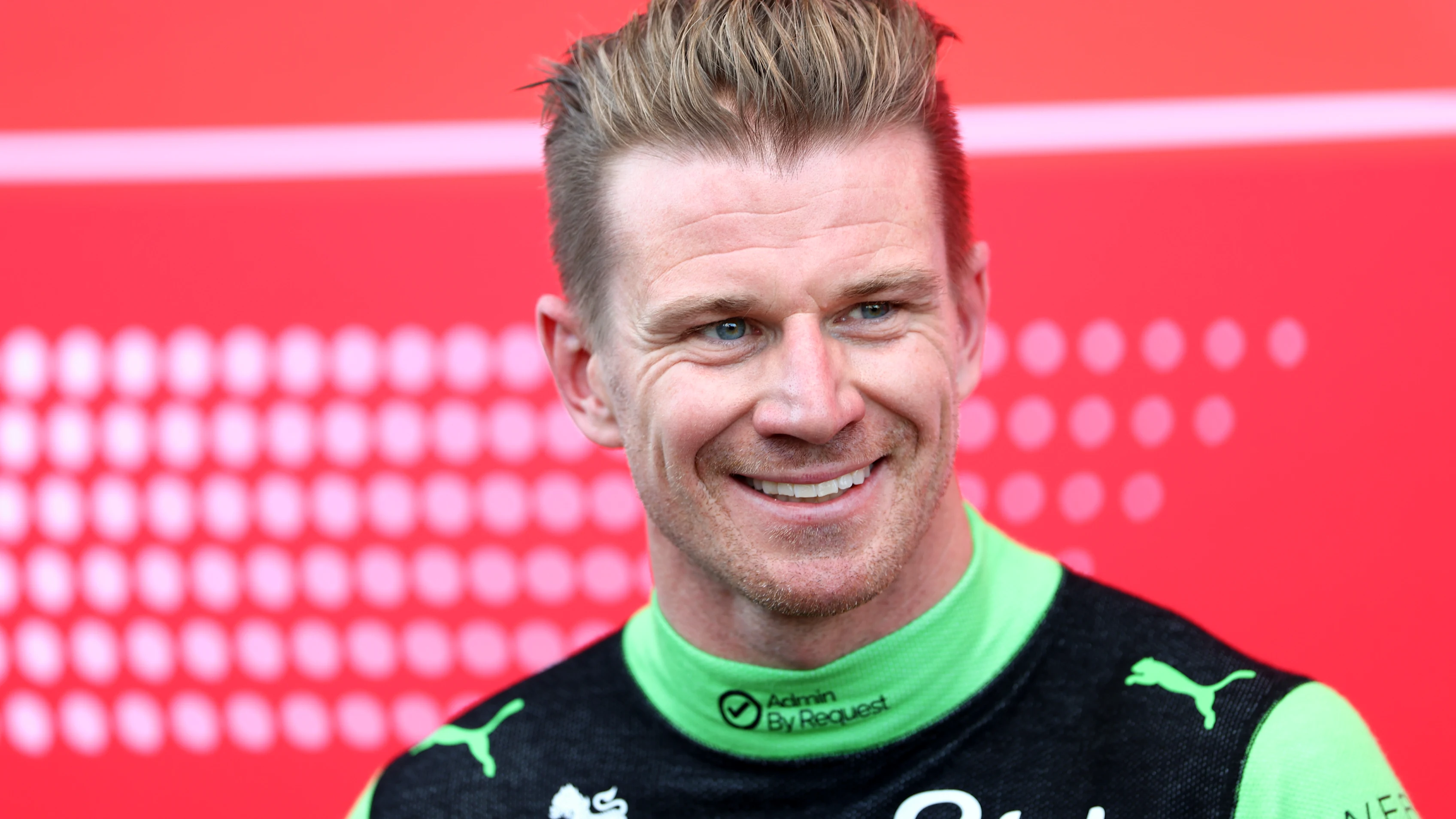 AUSTIN, TEXAS - OCTOBER 17: Nico Hulkenberg of Germany and Stake F1 Team Kick Sauber is interviewed during Sprint Qualifying ahead of the F1 Grand Prix of United States at Circuit of The Americas on October 17, 2025 in Austin, Texas. (Photo by Peter Fox/Getty Images)
