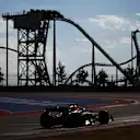 AUSTIN, TEXAS - OCTOBER 18: Liam Lawson of New Zealand driving the (30) Visa Cash App Racing Bulls VCARB 02 on track during Qualifying ahead of the F1 Grand Prix of United States at Circuit of The Americas on October 18, 2025 in Austin, Texas. (Photo by Clive Mason/Getty Images)