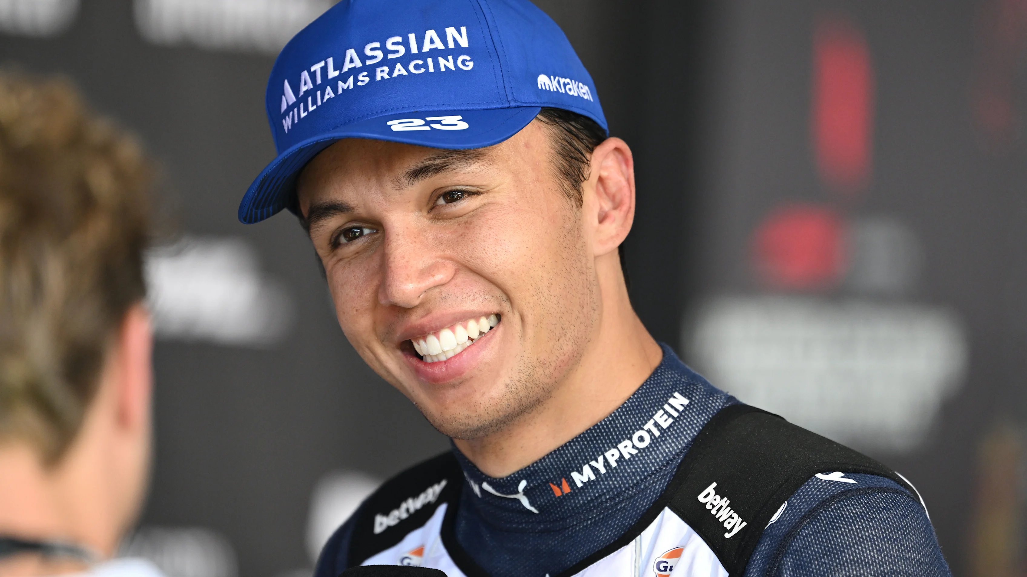 AUSTIN, TEXAS - 18 OCTOBRE : Alexander Albon, de Thaïlande, qualifié au dix-neuvième rang, et Williams sont