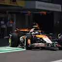 MEXICO CITY, MEXICO - OCTOBER 24: Pato O'Ward of Mexico driving the (89) McLaren MCL39 Mercedes leaves the garage during practice ahead of the F1 Grand Prix of Mexico at Autodromo Hermanos Rodriguez on October 24, 2025 in Mexico City, Mexico. (Photo by Bryn Lennon - Formula 1/Formula 1 via Getty Images)