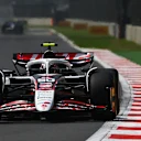 MEXICO CITY, MEXICO - OCTOBER 24: Ryo Hirakawa of Japan driving the (50) Haas F1 VF-25 Ferrari on track during practice ahead of the F1 Grand Prix of Mexico at Autodromo Hermanos Rodriguez on October 24, 2025 in Mexico City, Mexico. (Photo by Rudy Carezzevoli/Getty Images)