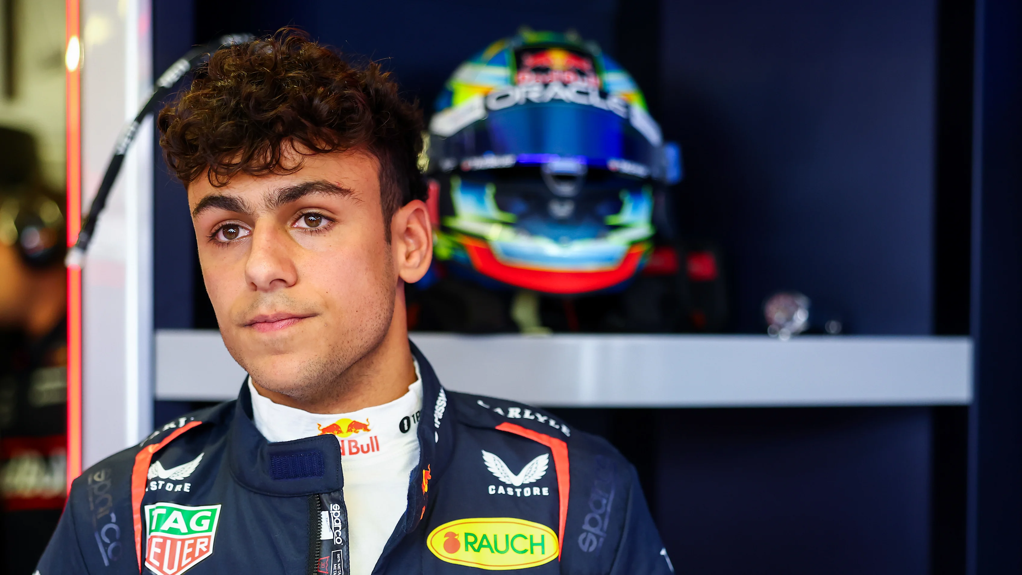 MEXICO, MEXIQUE - 24 OCTOBRE : Arvid Lindblad de Grande-Bretagne et Oracle Red Bull Racing ressemblent