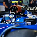 MEXICO CITY, MEXICO - OCTOBER 24: Luke Browning of Great Britain and Williams prepares to drive in the garage during practice ahead of the F1 Grand Prix of Mexico at Autodromo Hermanos Rodriguez on October 24, 2025 in Mexico City, Mexico. (Photo by Peter Fox/Getty Images)
