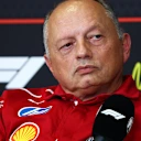 MEXICO CITY, MEXICO - OCTOBER 24: Frederic Vasseur, Team Principal of Scuderia Ferrari in the Team Principals Press Conference during practice ahead of the F1 Grand Prix of Mexico at Autodromo Hermanos Rodriguez on October 24, 2025 in Mexico City, Mexico. (Photo by Clive Rose/Getty Images)