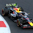 MEXICO CITY, MEXICO - OCTOBER 24: Yuki Tsunoda of Japan driving the (22) Oracle Red Bull Racing RB21 on track during practice ahead of the F1 Grand Prix of Mexico at Autodromo Hermanos Rodriguez on October 24, 2025 in Mexico City, Mexico. (Photo by Hector Vivas/Getty Images)