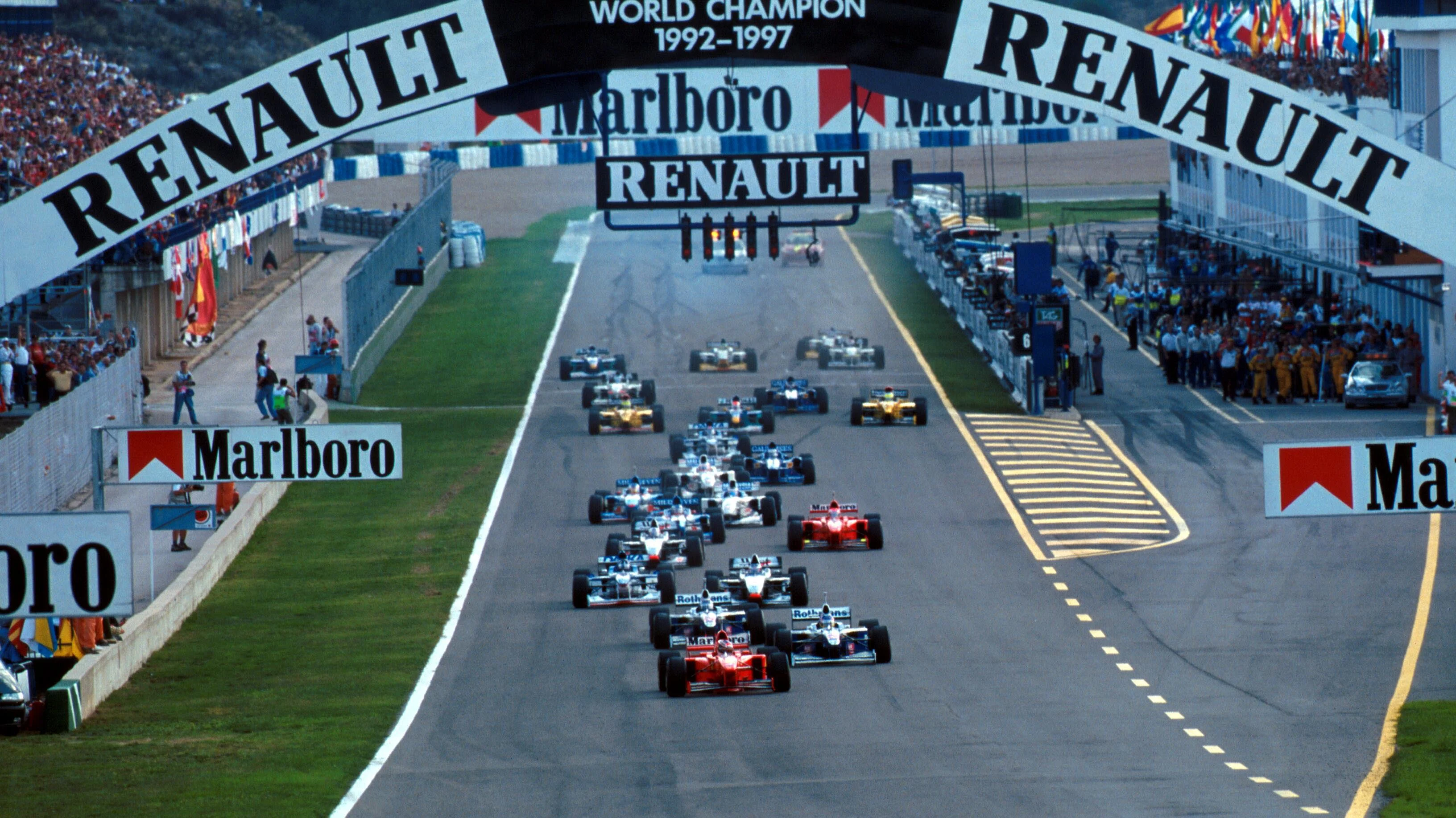 Début\rGP d'Europe, Jerez, Espagne, 26 octobre 1997