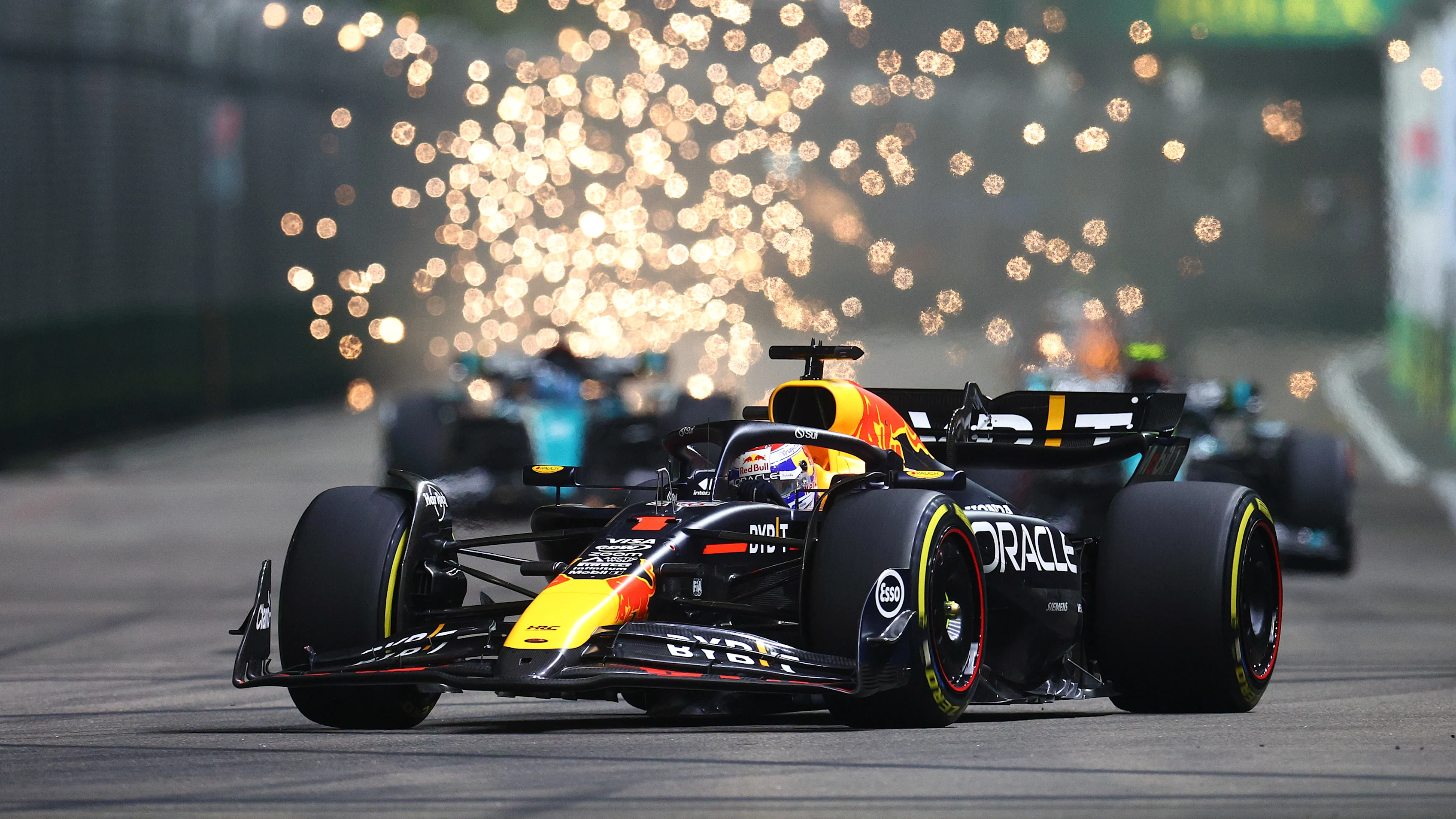Singapour, Singapour - 22 septembre: Verstappen max des Pays-Bas qui entraîne le (1) Oracle Red