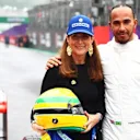 Pendant le week-end, Hamilton a également rencontré la sœur de Senna, Viviane Senna.