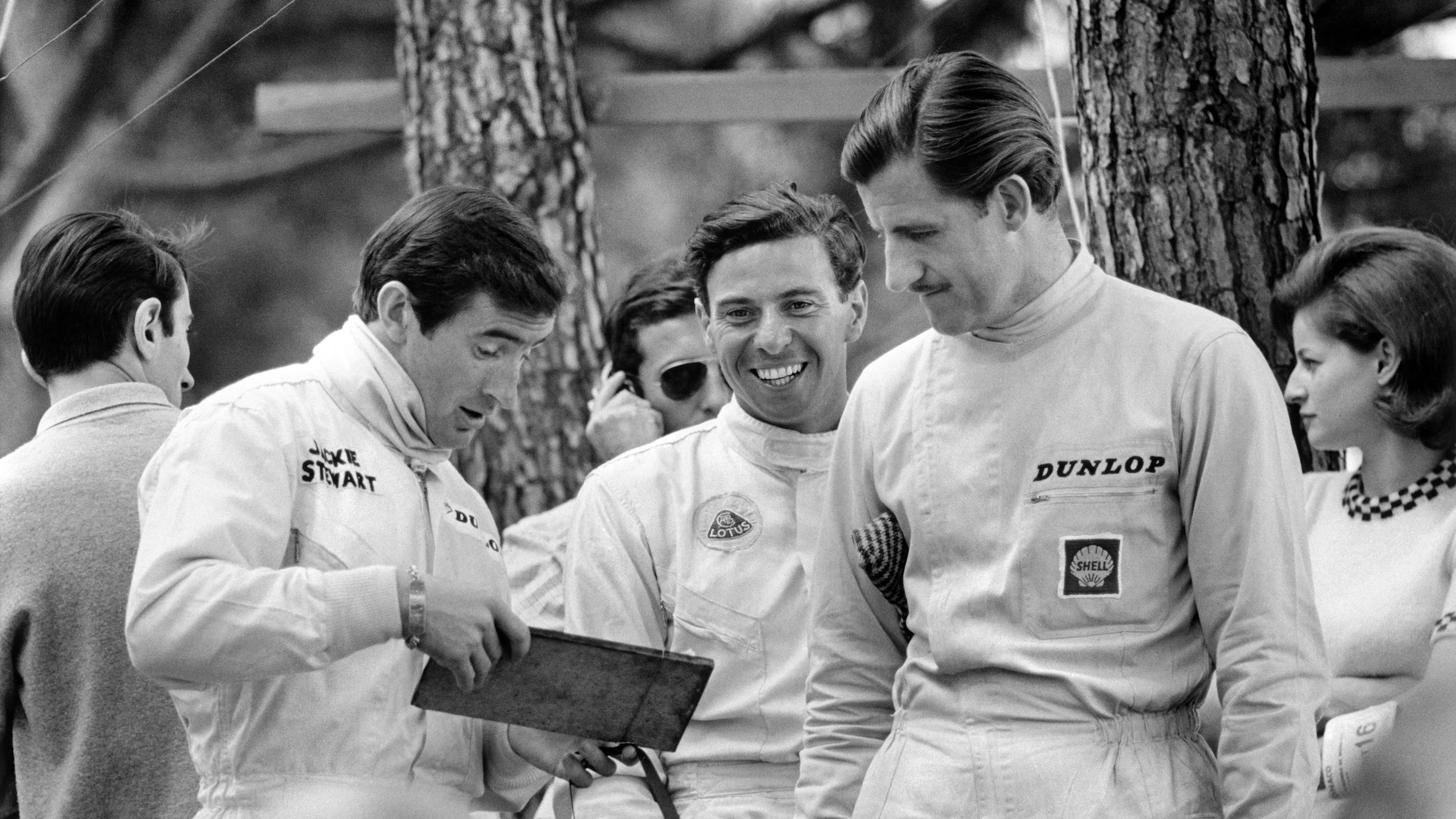 1966 Monaco Grand Prix. Monte Carlo, Monaco. 19-22 mai 1966. Jackie Stewart, Jim Clark et Graham