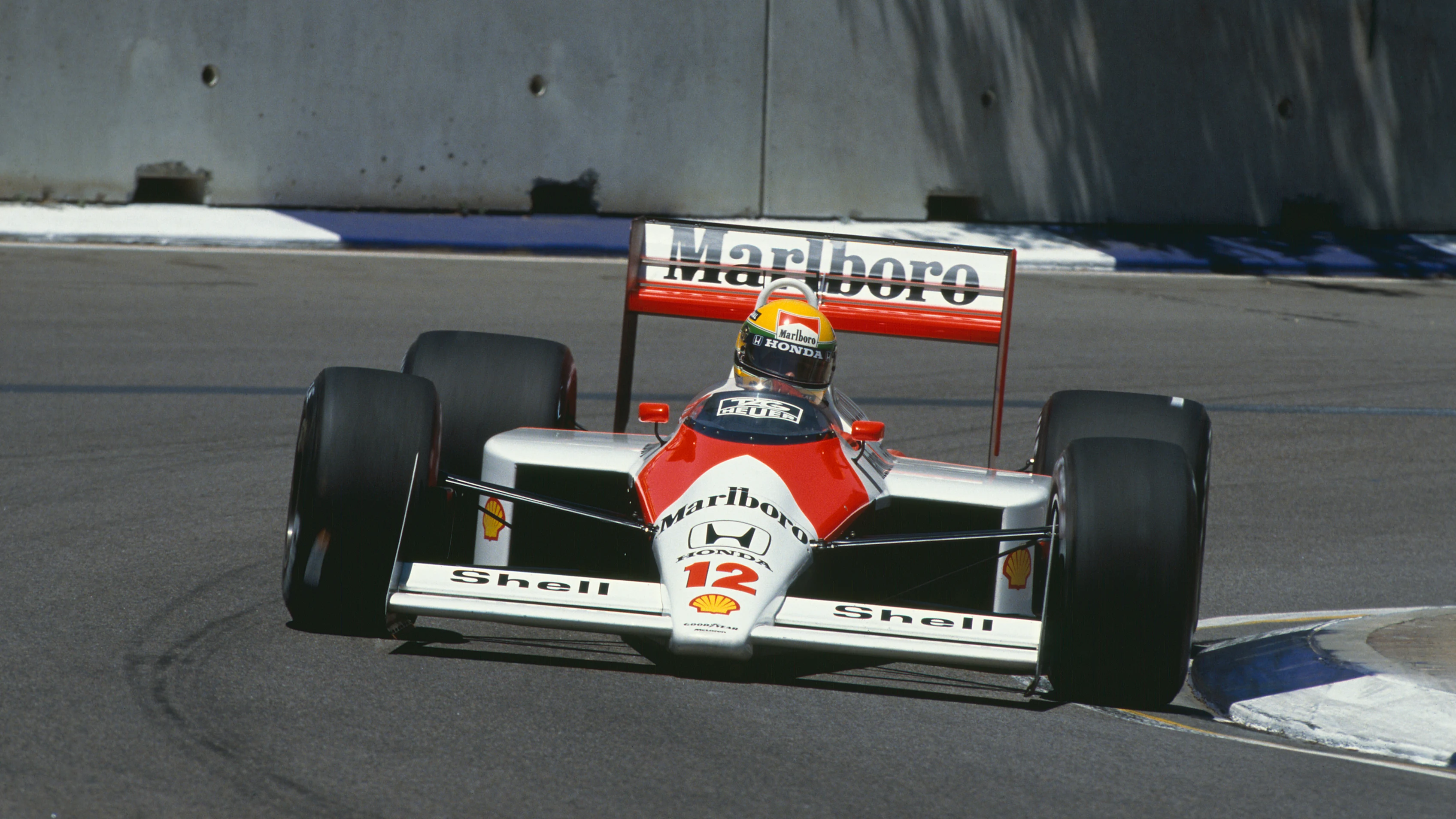 Grand Prix d'Australie 1988. Adélaïde, Australie. 11 - 13 novembre 1988. Ayrton Senna (McLaren