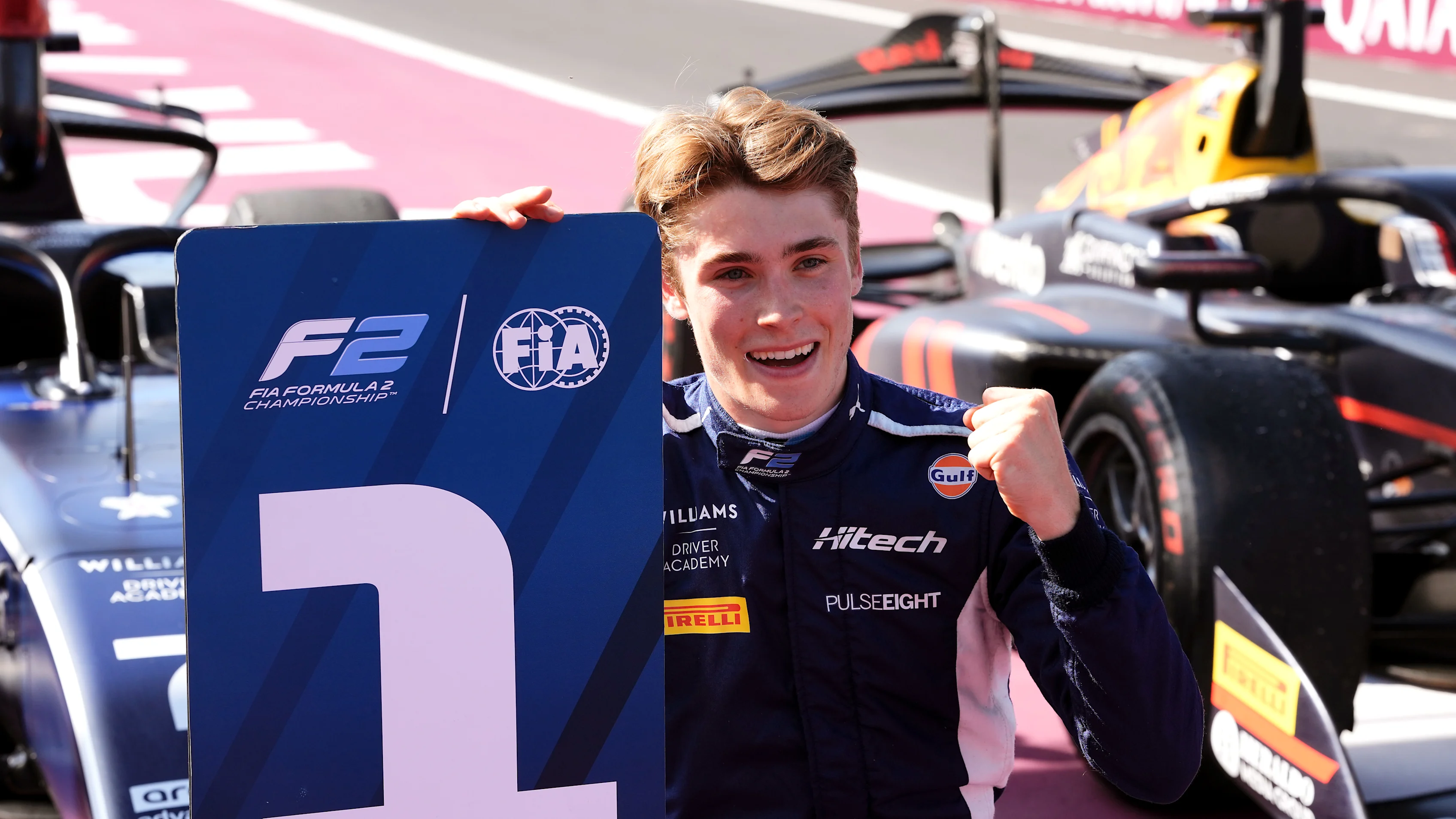 MONZA, ITALIE - 07 SEPTEMBRE : vainqueur de la course Luke Browning de Grande-Bretagne et Hitech TGR (7)