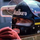Le design graphique du casque de James Hunt signifiait que son nom était toujours visible